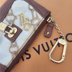 Auth Louis Vuitton Monogram Charms
Patent Leather Card/Coin Holder